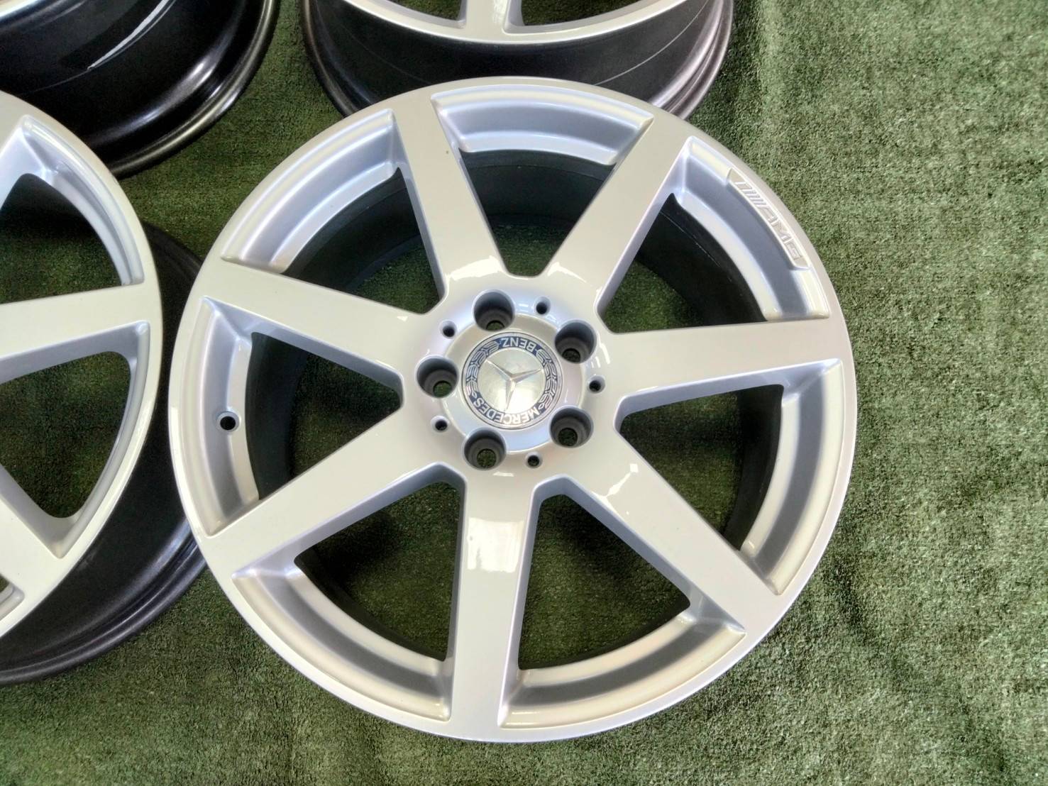 ล้อเบนซ์แท้ AMG 7ก้าน 18นิ้ว w204