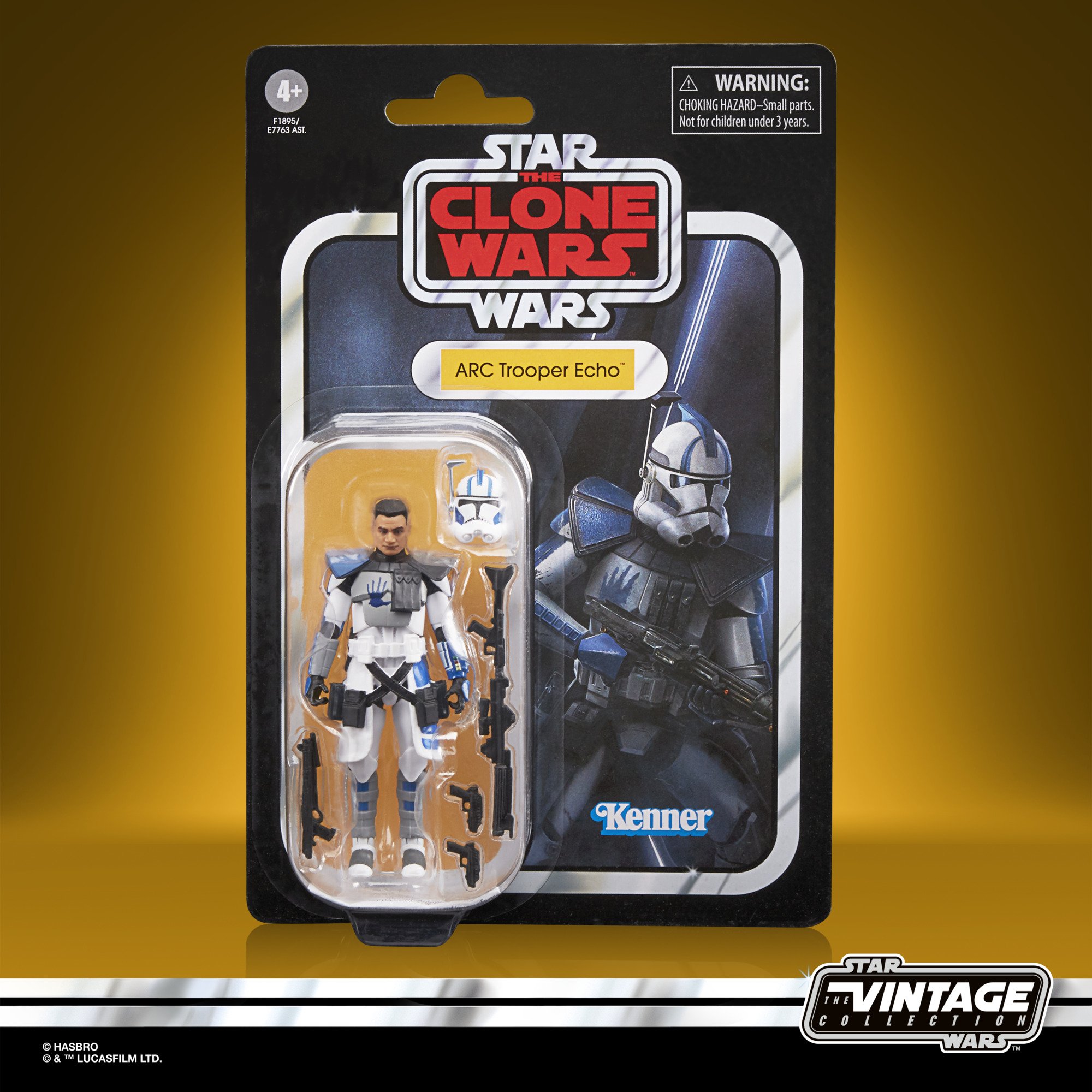 Hasbro Kenner The Vintage Collection Star Wars ARC Trooper Echo 3.75-inch-scale Figure ฮาสโบร สตาร์ วอร์ส หุ่นโมเดลฟิกเกอร์ อาร์ค ทรูปเปอร์ เอคโค่ ขนาด 3.75 นิ้ว ลิขสิทธิ์แท้