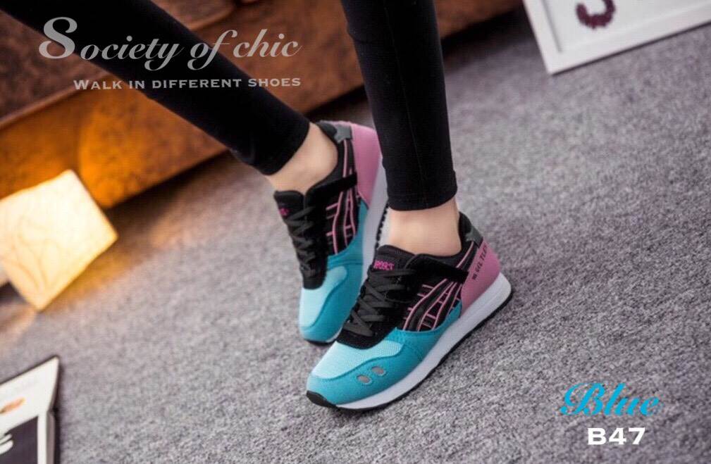 รองเท้าผ้าใบ Onitsuka Tiger Pastel (สีเทา)