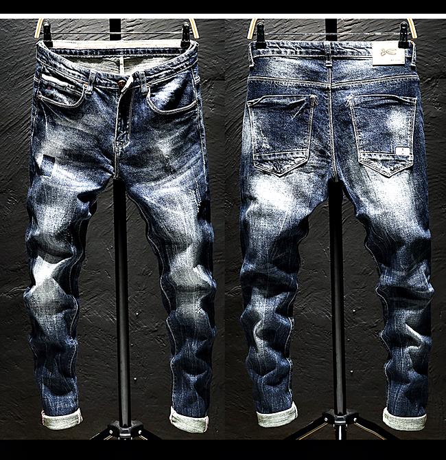 001028 ยีนส์ Sandcow Style Korean Version Diesel Jeans Denim Slim feet Size 28-38