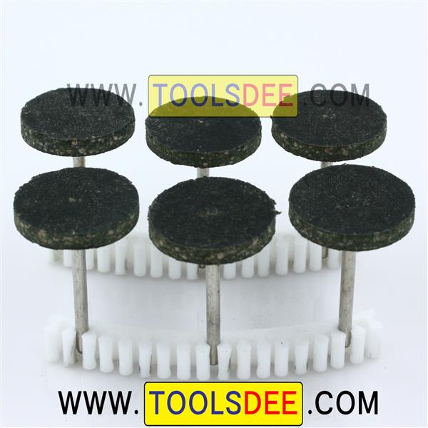 ลูกยางขัดเงา แกน 3 mm ชุด 6 ชิ้น