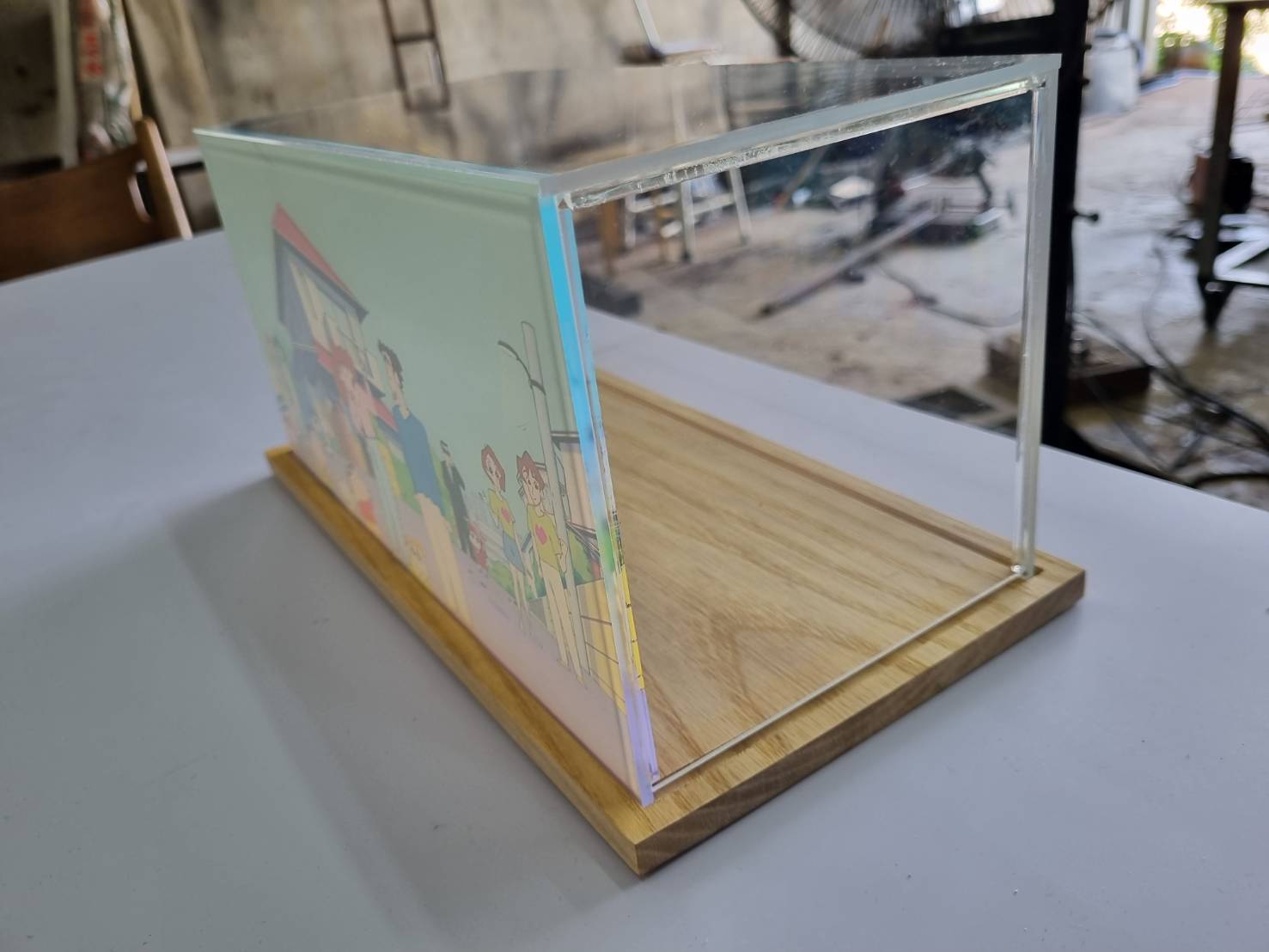 กล่องโมเดลอะคริลิคชินจัง ขนาด 29x14 cm