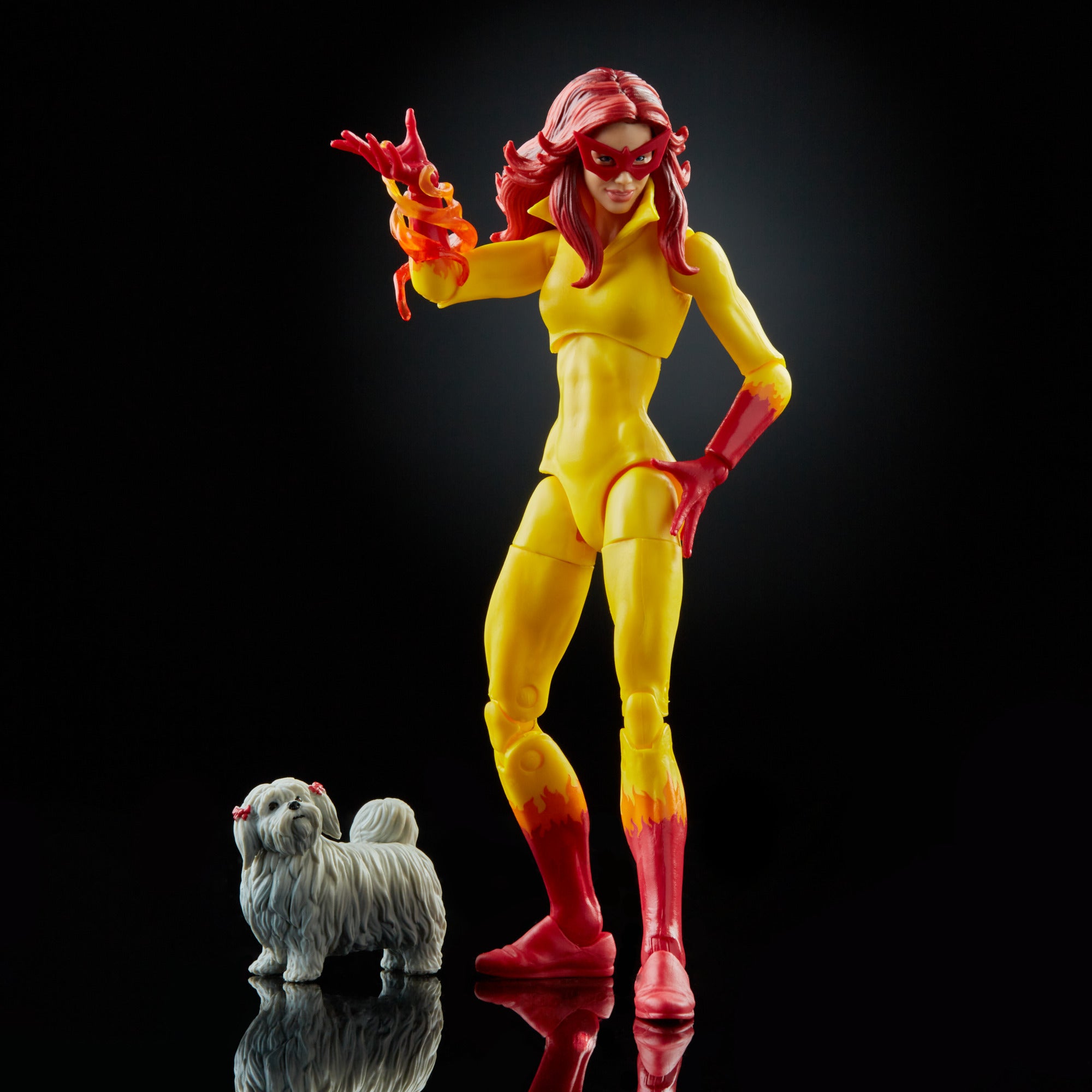 Hasbro Marvel Legends Series Firestar 6-inch Figure ฮาสโบร มาร์เวล เลเจนด์ ซีรี่ย์ส หุ่นโมเดลฟิกเกอร์ ไฟร์สตาร์ ขนาด 6 นิ้ว ลิขสิทธิ์แท้