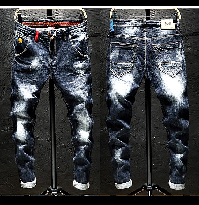 001025 ยีนส์ Sandcow Style Korean Version Diesel Jeans Denim Slim feet Size 28-38