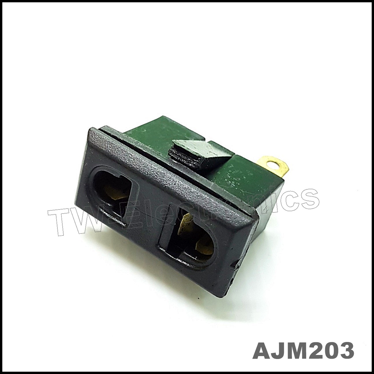 AC Power ตัวเมีย ติดแท่น / AJM203