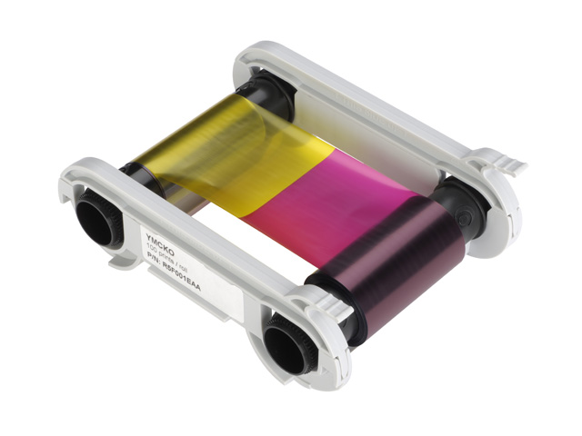 ขายถูก หมึกสี Color YMCKO Ribbon (300 Cards/Roll) สำหรับเครื่องพิมพ์บัตร Evolis Primacy