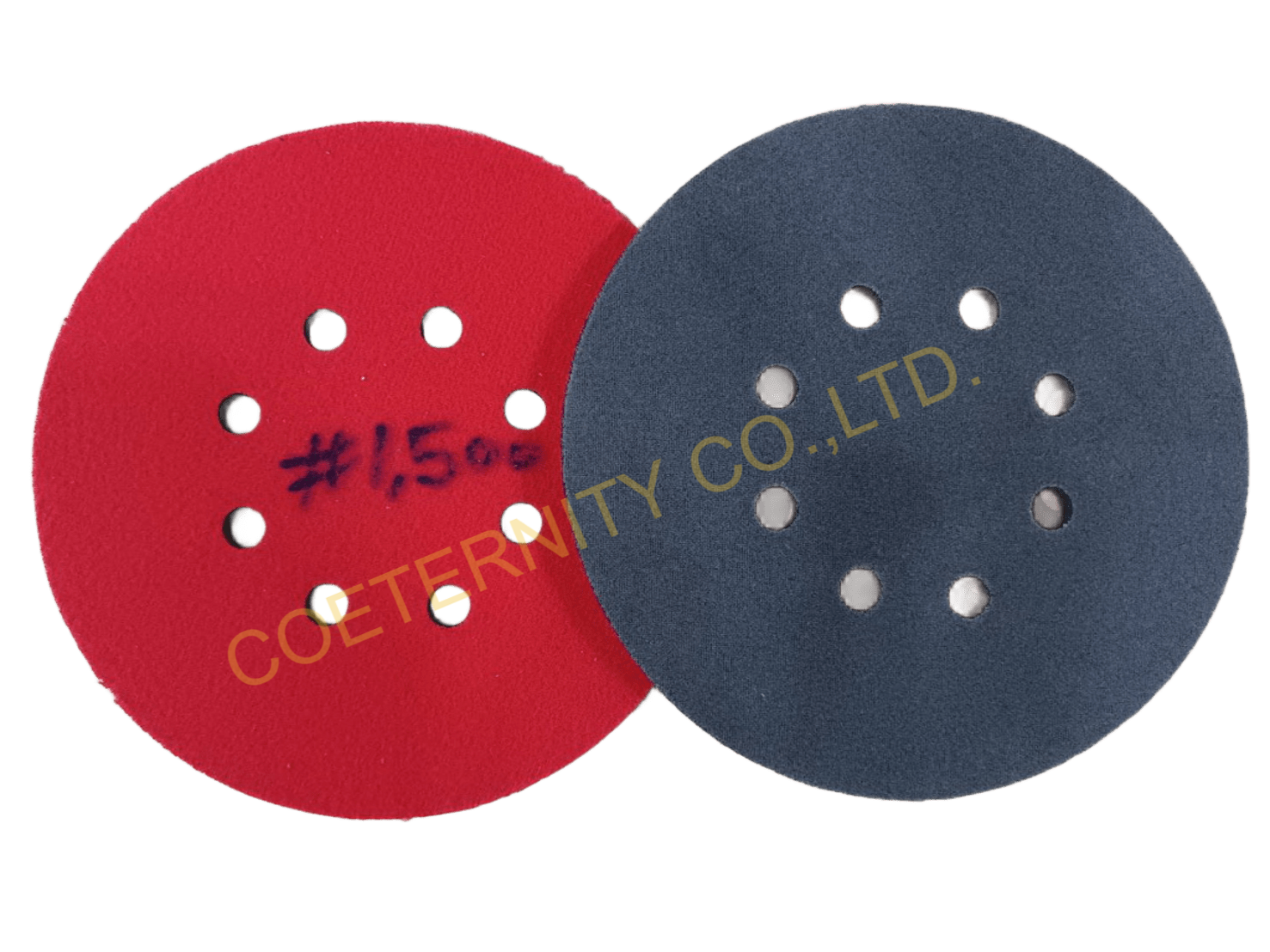 ฟองน้ำกระดาษทราย 6 นิ้ว 8 รู