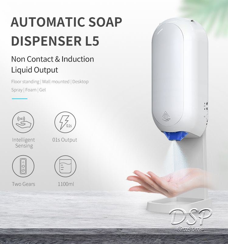 ขายถูก IF-L5 เครื่องจ่ายแอลกอฮอล์อัตโนมัติ สำหรับล้างมือฆ่าเชื้อ