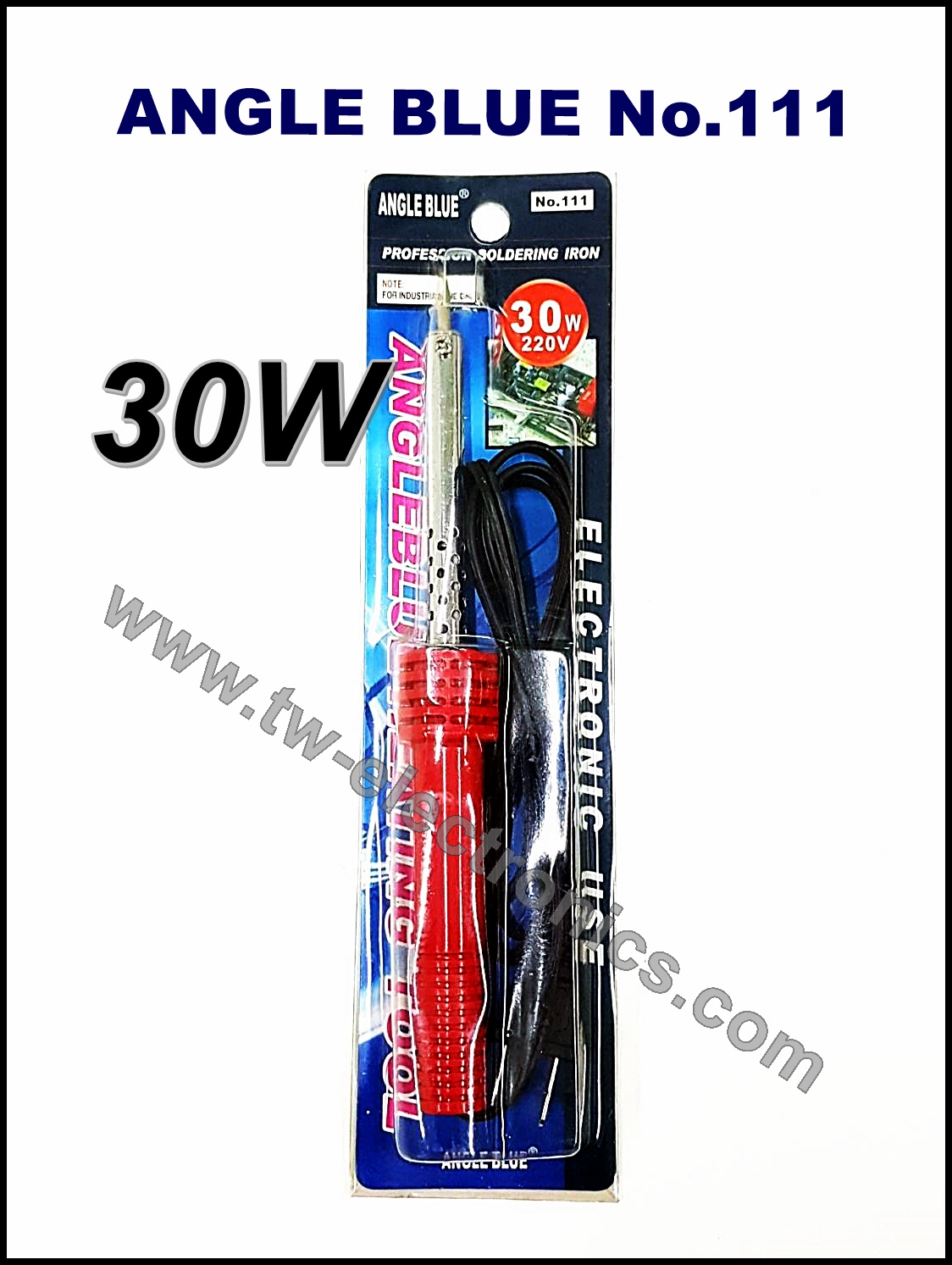 หัวแร้งแช่ 30W / ANGLE BLUE No.111