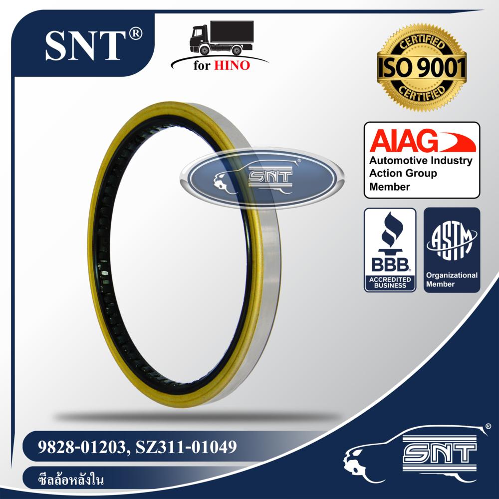 SNT ซีลล้อหลังใน, Oil Seal - HINO ( ฮีโน่ ) รุ่น FC,FC4J,GD, FW, FD P/N 9828-01203, SZ311-01049