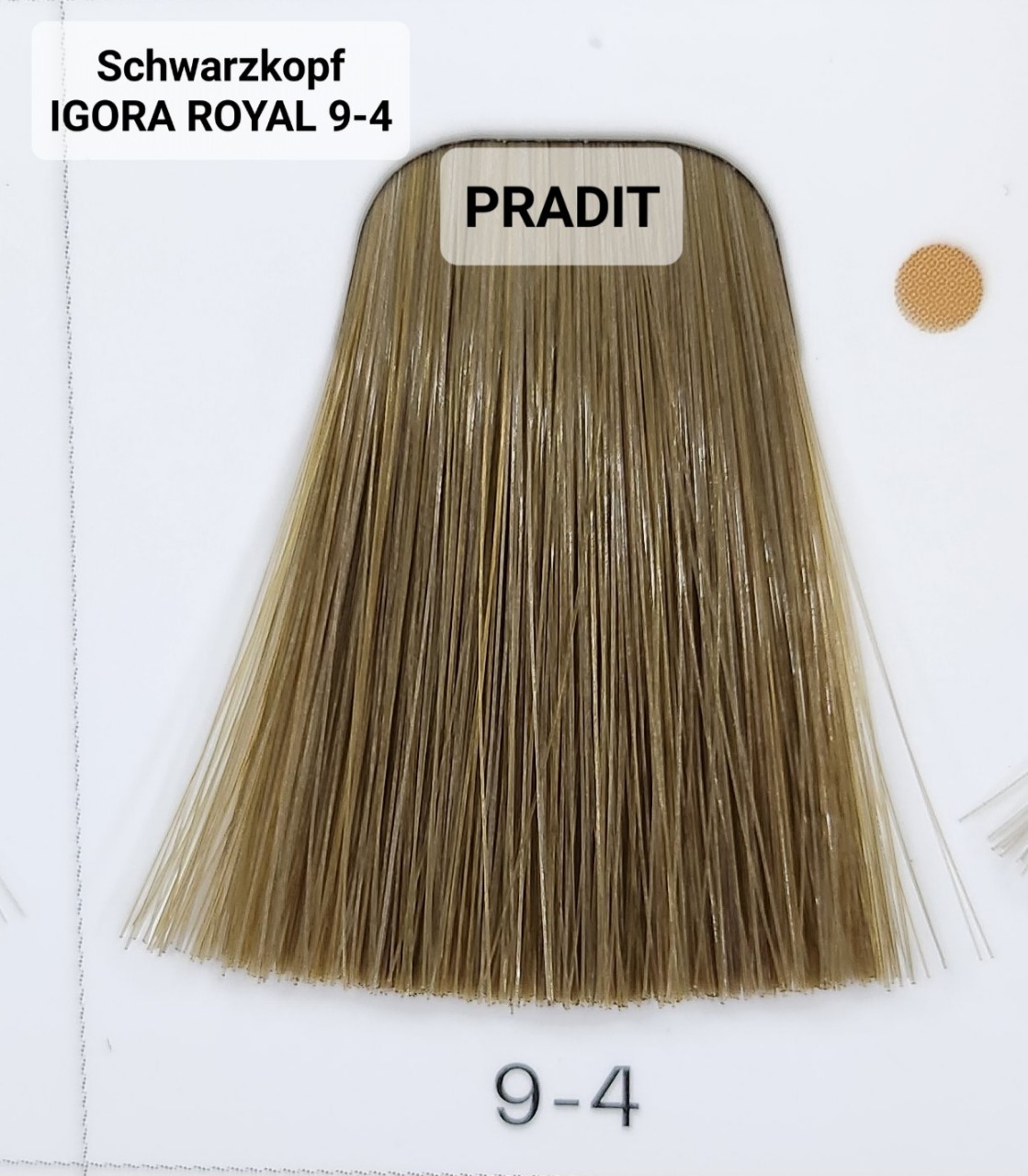 Schwarzkopf Igora Royal ครีมย้อมผม อีโกร่า รอยัล เบอร์9-4 สีบลอนด์อ่อนมากออกเบจ (60ml) 80 กรัม