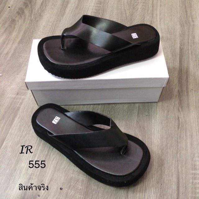 รองเท้าแตะคีบเสริมส้น (สีขาว)