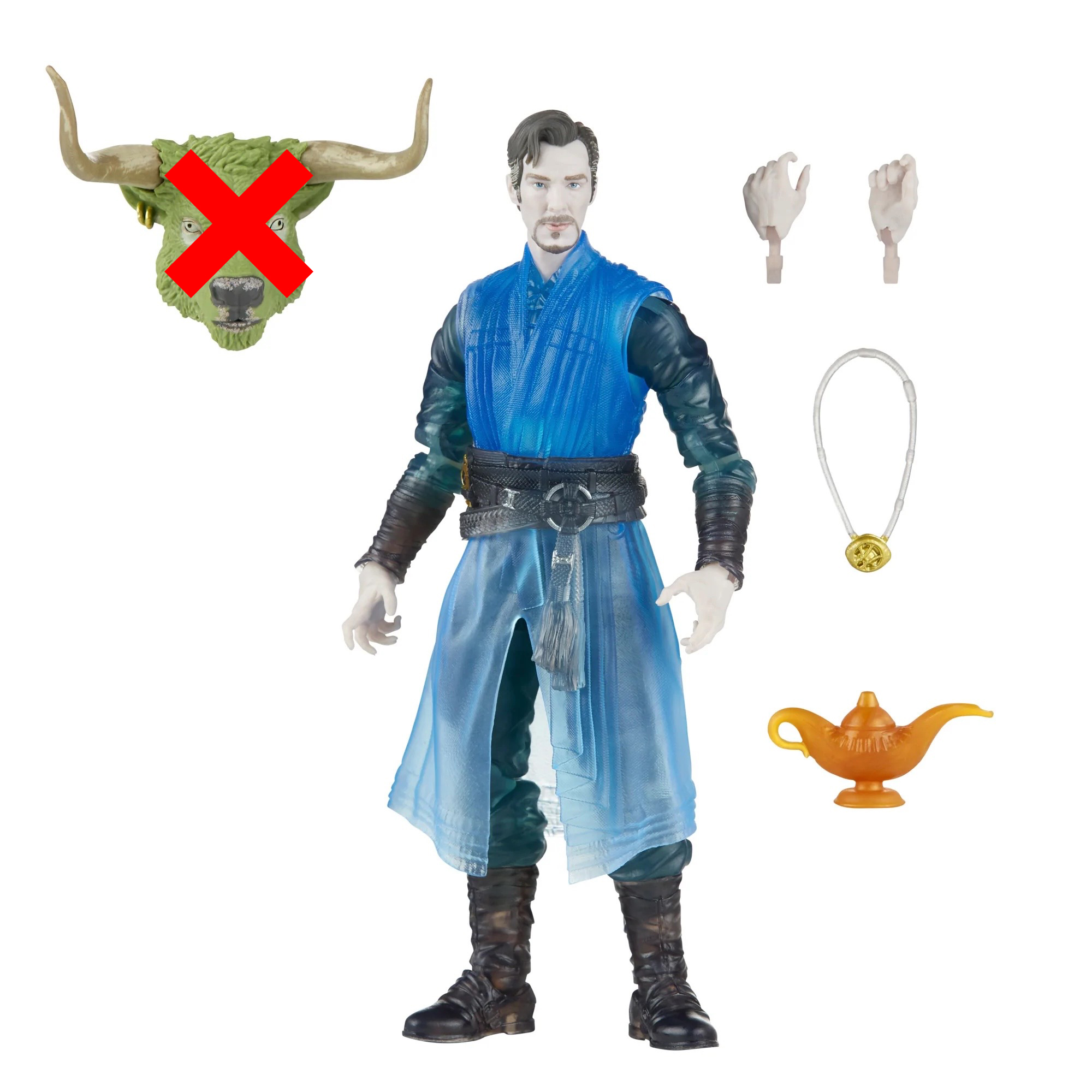 Hasbro Marvel Legends Series Doctor Strange (Astral Form) 6-inch Figure ฮาสโบร มาร์เวล เลเจนด์ ซีรี่ย์ส หุ่นโมเดลฟิกเกอร์ ด็อกเตอร์ สเตรนจ์ (แอสทรัล ฟอร์ม) ขนาด 6 นิ้ว (No BAF) ลิขสิทธิ์แท้