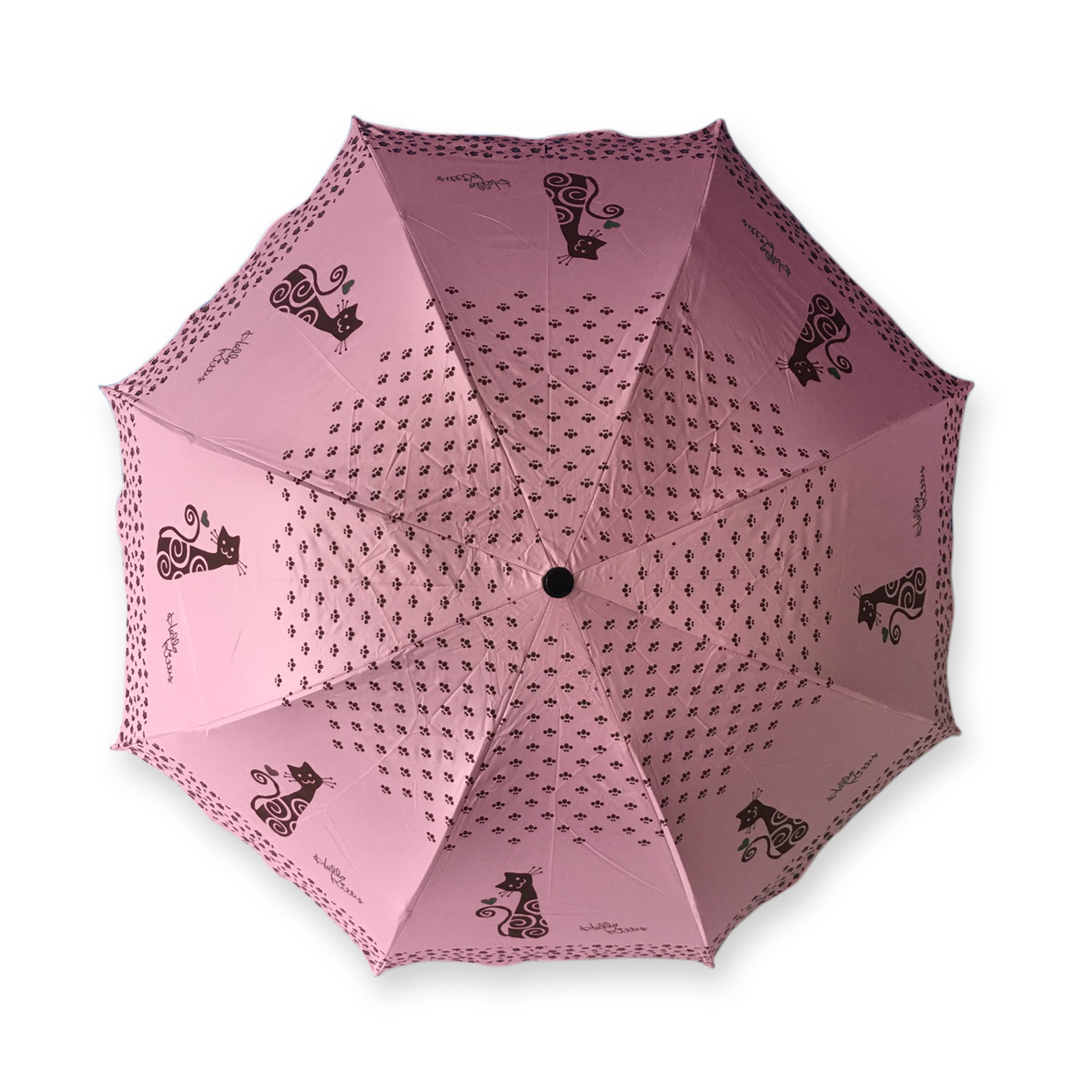 ร่มโค้งแฟชั่นยูวีดำรหัส 8034