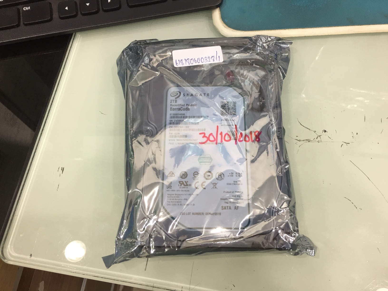 2TB. SEAGATE ST2000DM006 ใหม่เคลมมา 10/2018