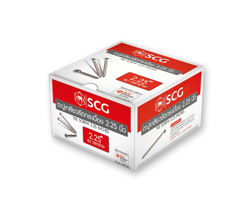 โมเนียตะปูเกลียว 2.25 ยึดกระเบื้อง