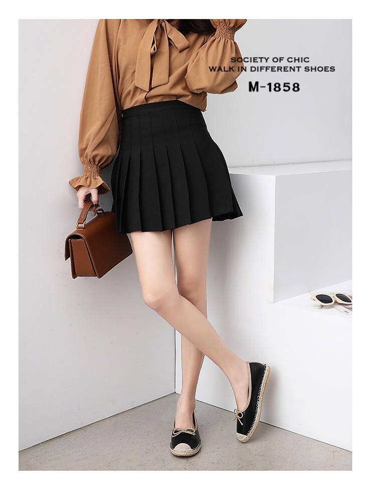 รองเท้าคัทชูหัวปอทรงสวม (สีดำ)