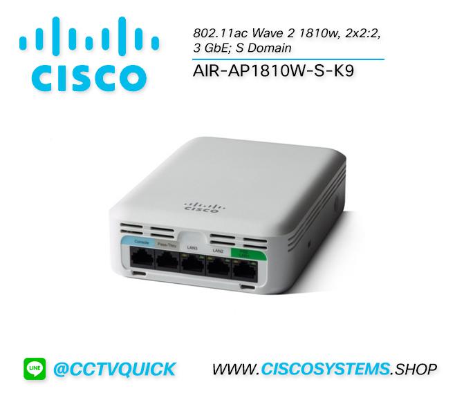 EOL AIR-AP1810W-S-K9 (Cisco Wireless Access Point) ** AIR-AP1815W-S-K9