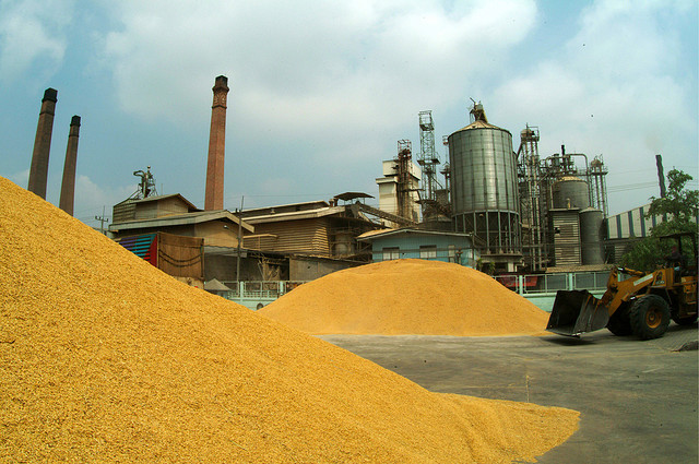 Rice mill for sale in Phetchaburi, capacity 330 tons/day.