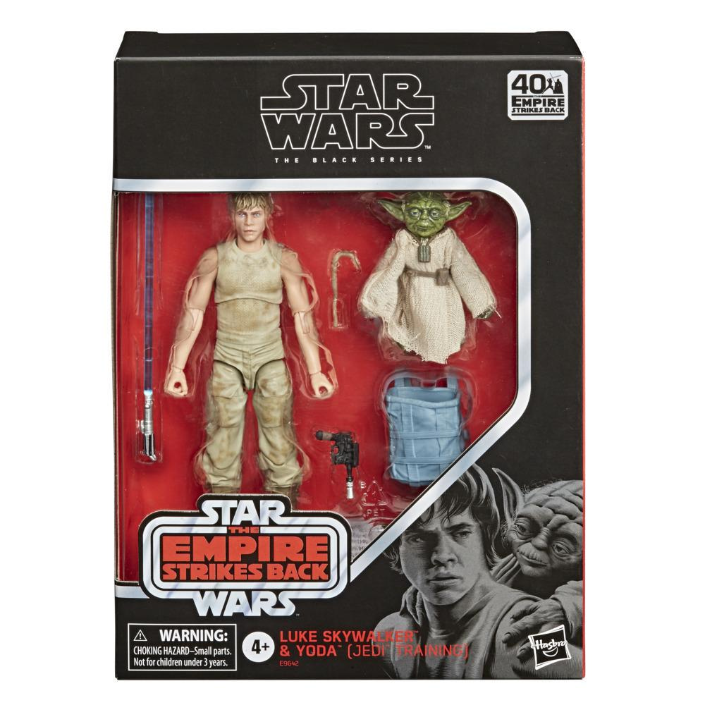 Hasbro Star Wars The Black Series Luke Skywalker and Yoda (Jedi Training) 6-inch Action Figure ฮาสโบร สตาร์ วอร์ส เดอะ แบล็ค ซีรีส์ หุ่นโมเดลฟิกเกอร์ ลุค สกายวอล์คเกอร์ และ โยดา (เจได เทรนนิ่ง) ขนาด6 นิ้ว ลิขสิทธิ์แท้