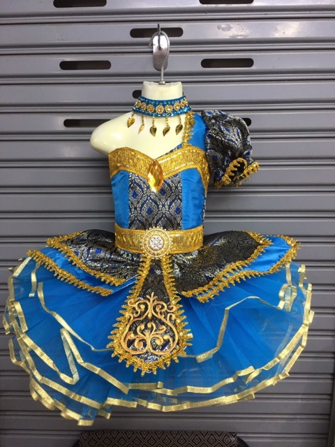 ชุดดรัมเมเยอร์ ไทยแขนตุ๊กตา ชุดดรัมเมเยอร์เด็ก ชุดเชียร์ลีดเดอร์เด็ก