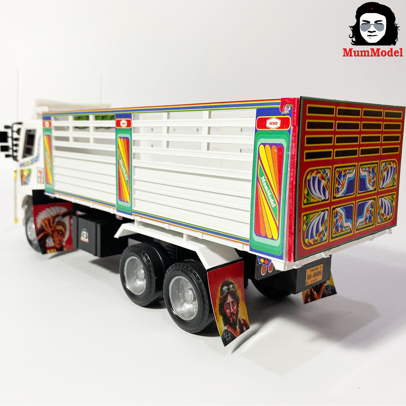 โมเดลบังโคลนรถบรรทุก บังโคลนรถบรรทุกจิ๋ว บังโคลนหม่ำโมเดล บังโคลนรถของเล่น บังโคลนรถหกล้อแต่ง 1/24 mudguard for truck