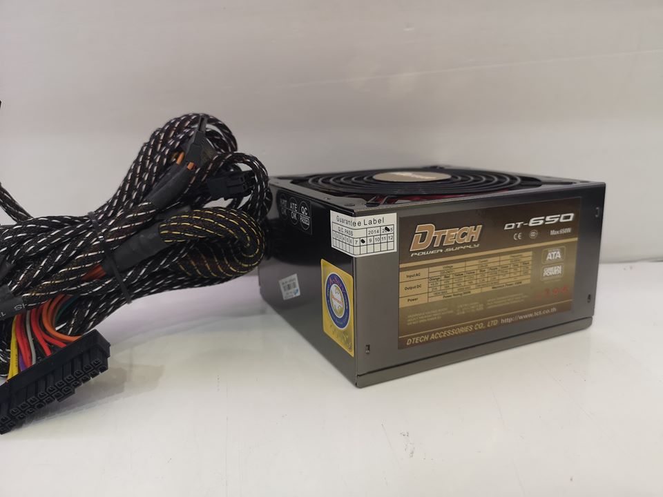 POWER SUPPLY (FULL) 650W DTECH (PW047)