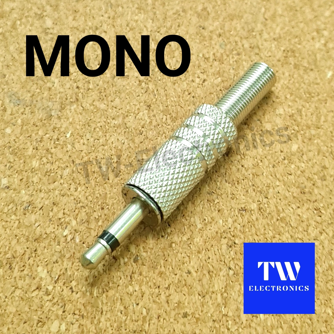 3.5mm Mono ตัวผู้ เหล็ก, ท้ายสปริง / RMP402S
