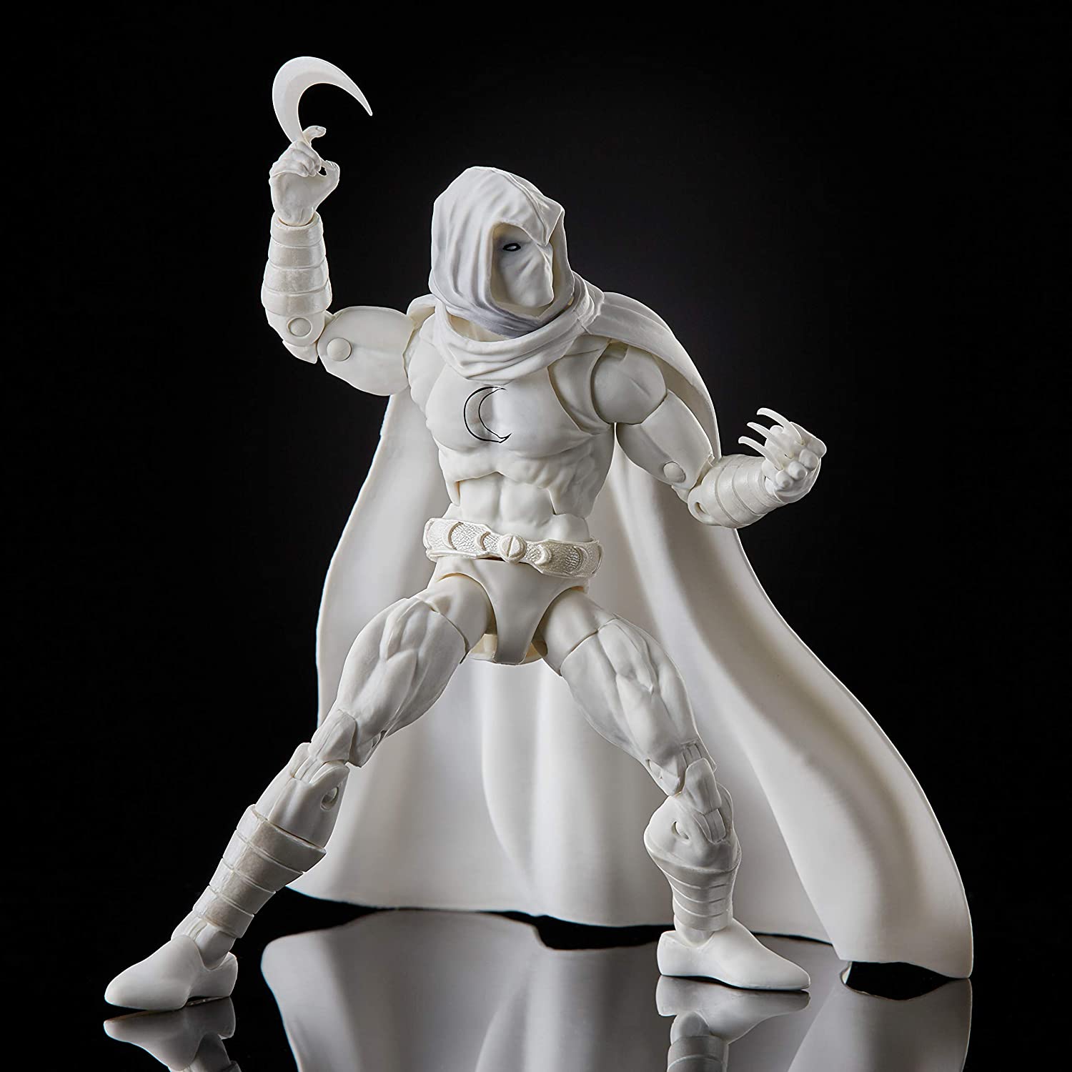 Hasbro Marvel Legends Series Moon Knight 6-inch Figure ฮาสโบร มาร์เวล เลเจนด์ ซีรี่ย์ส หุ่นโมเดลฟิกเกอร์ มูนไนท์ ขนาด 6 นิ้ว ลิขสิทธิ์แท้