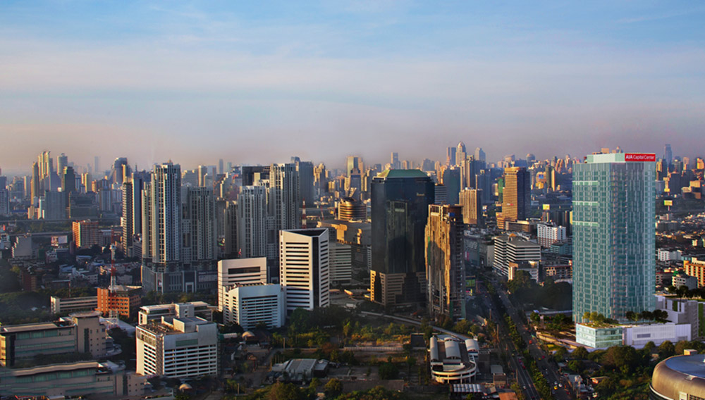 อาคารเอไอเอ แคปปิตอล เซ็นเตอร์ (AIA Capital Center) สำนักงานให้เช่าย่านรัชดาภิเษก พระราม 9 กรุงเทพฯ ใกล้รถไฟฟ้า MRT ศูนย์วัฒนธรรมแห่งประเทศไทย