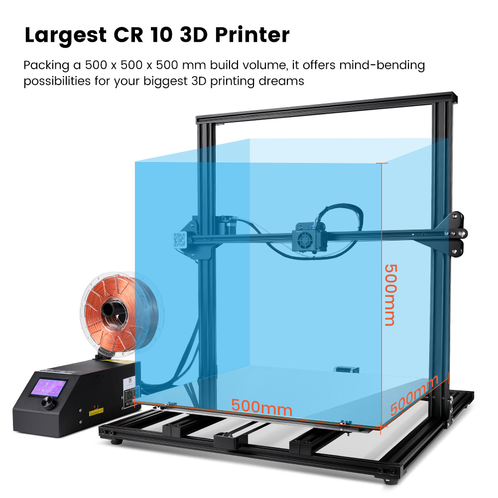 ขายถูก CREALITY 📍 CR-10 S5 , 3D Printer 📍 เครื่องพิมพ์ 3 มิติ ประกันศูนย์ไทย สำเนา