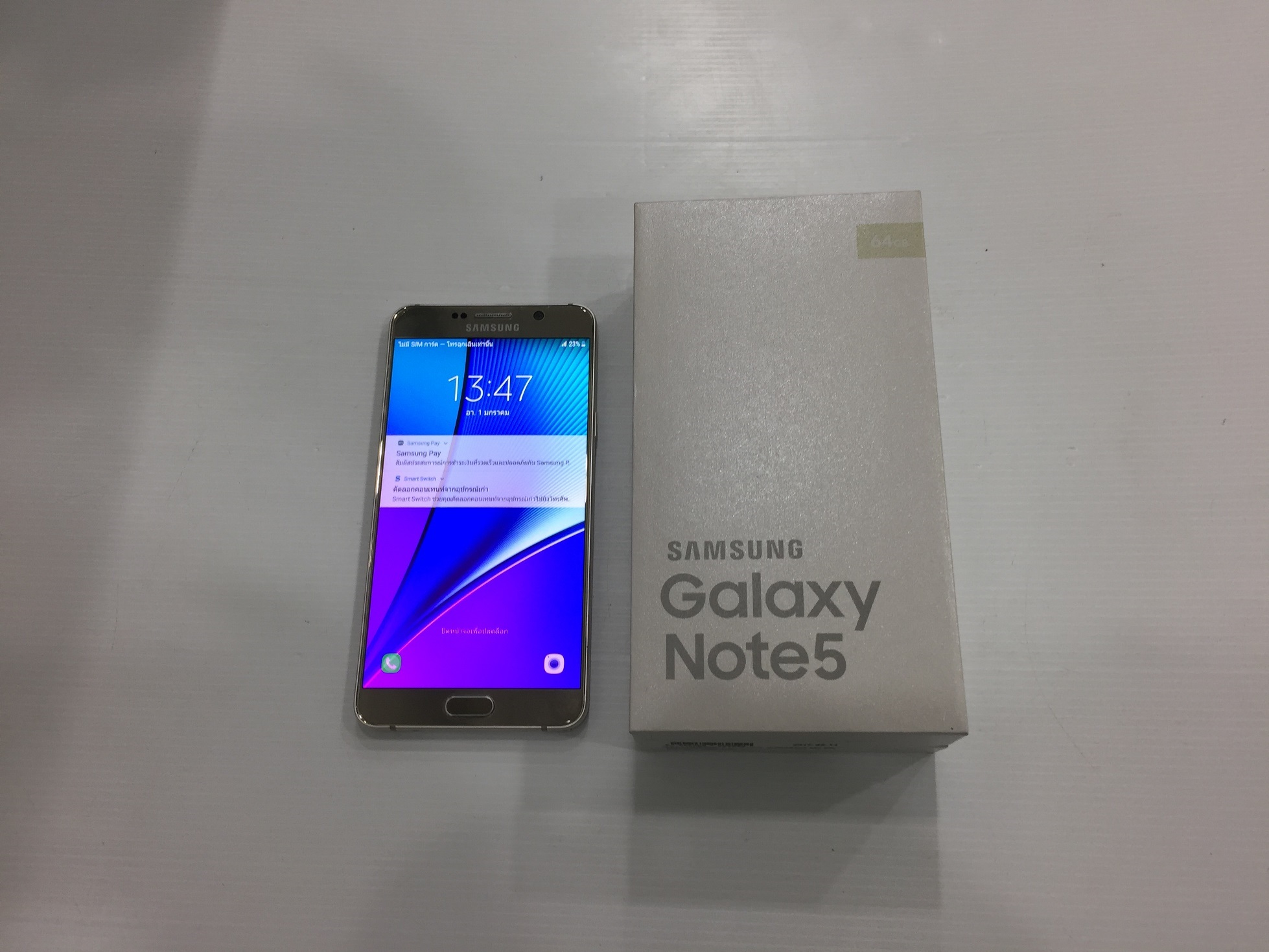 SAMSUNG Note5 64GB. เปลี่ยนจอ แบตฯใหม่ ประกันศูนย์