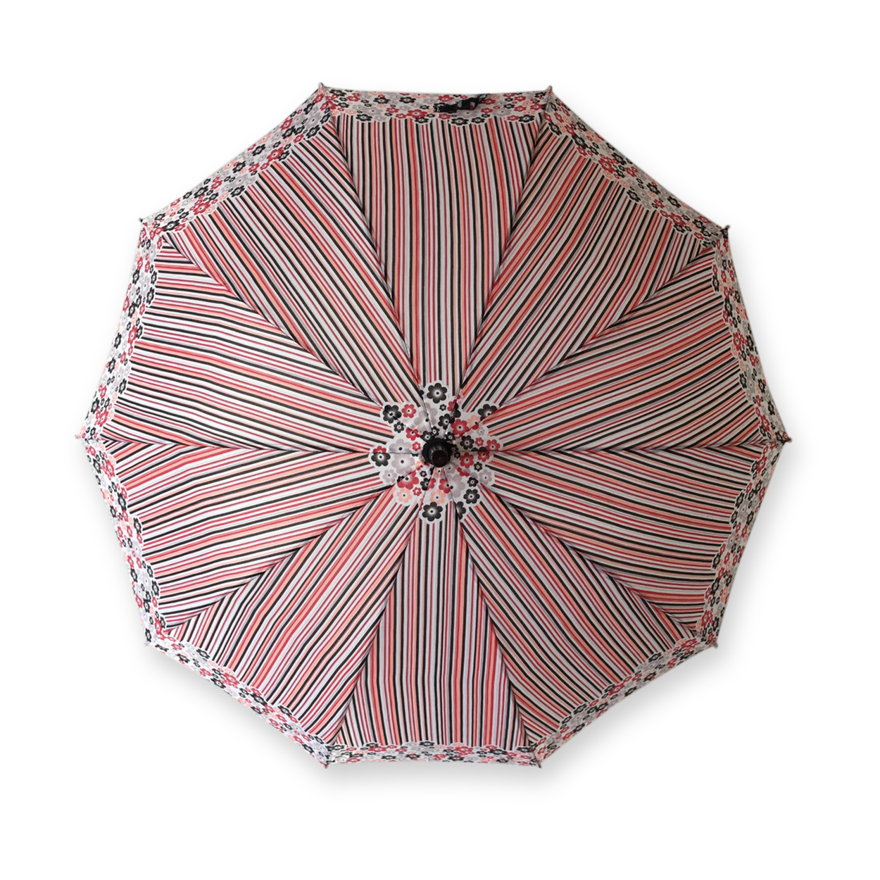 ร่มตอนเดียว22 8ก้านรหัสลายดอกไม้