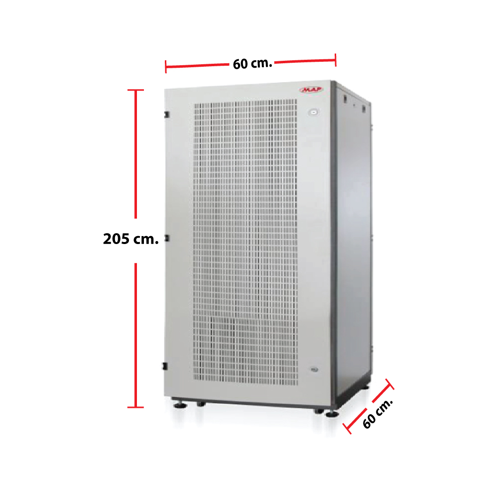 ขายถูก MAP ประกันศูนย์ไทย 19" Modern Close Rack Series. PF, 42U, 60x60 cm. MAP-M5-60642