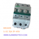 Beaker แบบ MCB_S-DC ขนาด 20A 415V 2P