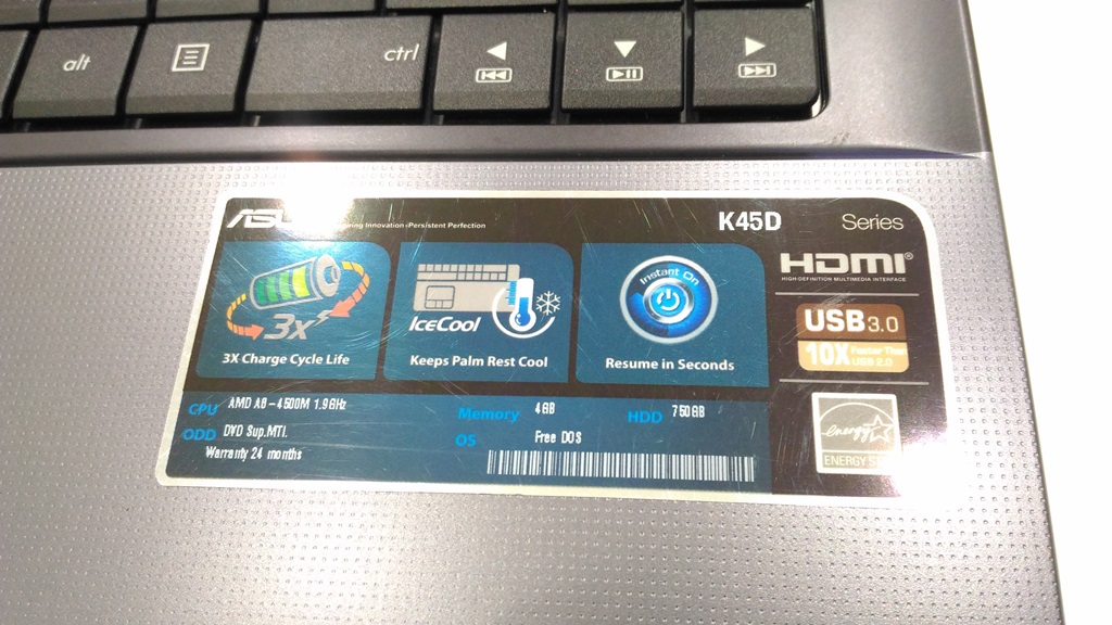 ASUS K45Dr
