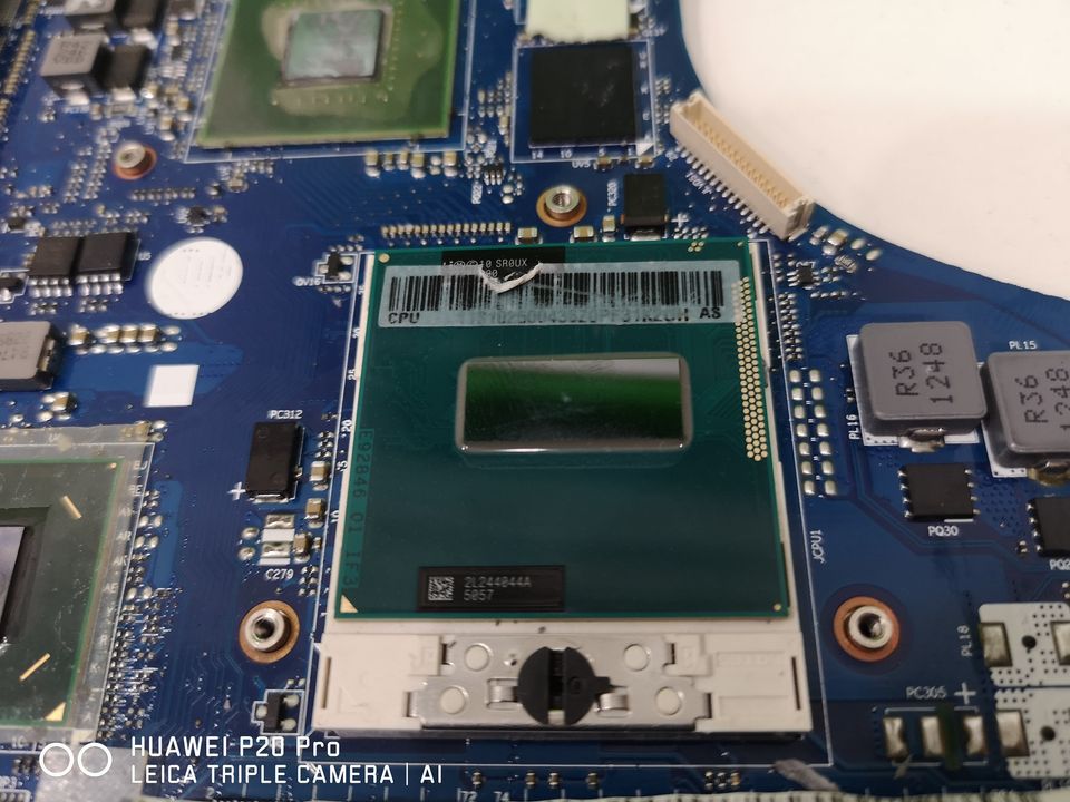 i7-3630QM ซีพียูโน้ตบุ๊กมือสอง สภาพดี แถมเมนบอร์ด LENOVO Y400เสียให้