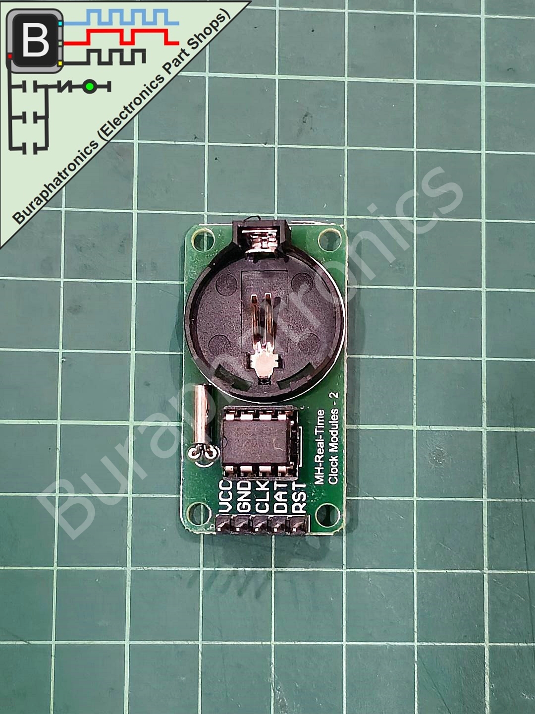 DS1302 Module Realtime Clock (โมดูลอ่านเขียนเวลานาฟิกา)