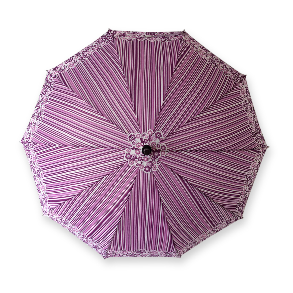 ร่มตอนเดียว22 8ก้านรหัสลายดอกไม้