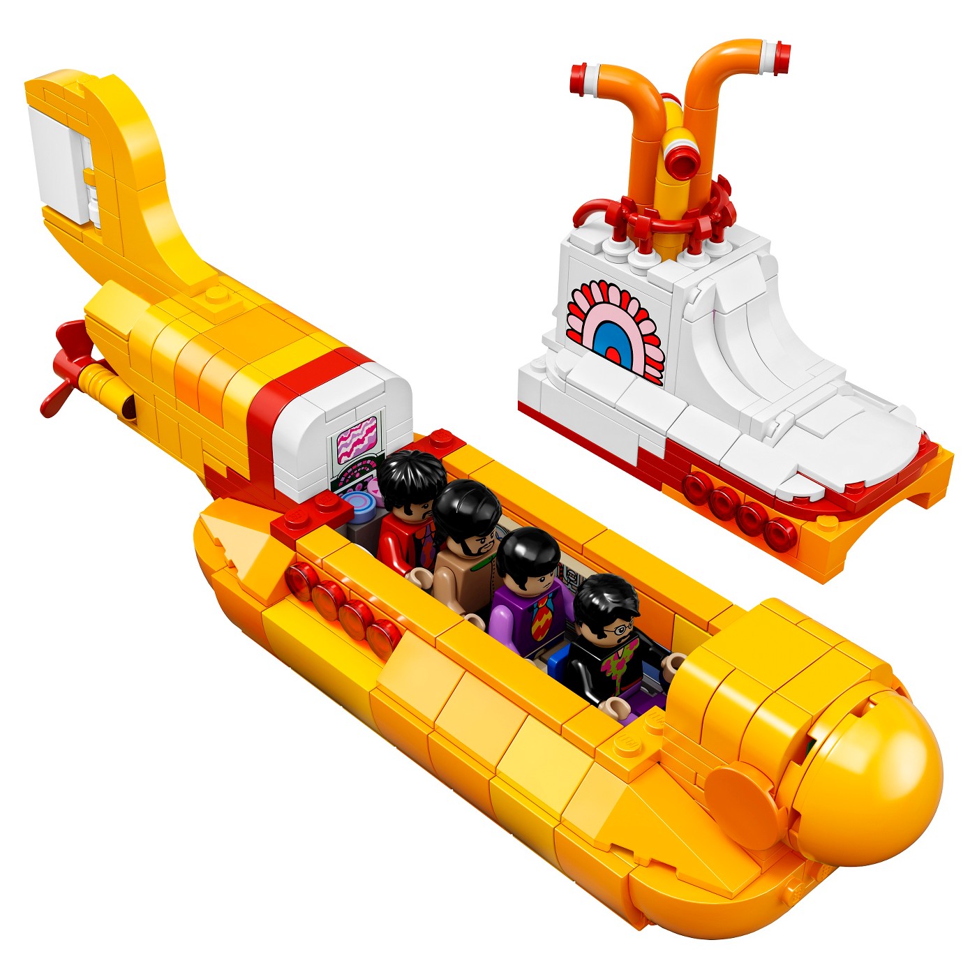 LEGO Ideas ตัวต่อเสริมทักษะ เดอะบีเทิลส์ The Beatles - Yellow Submarine รุ่น 21306