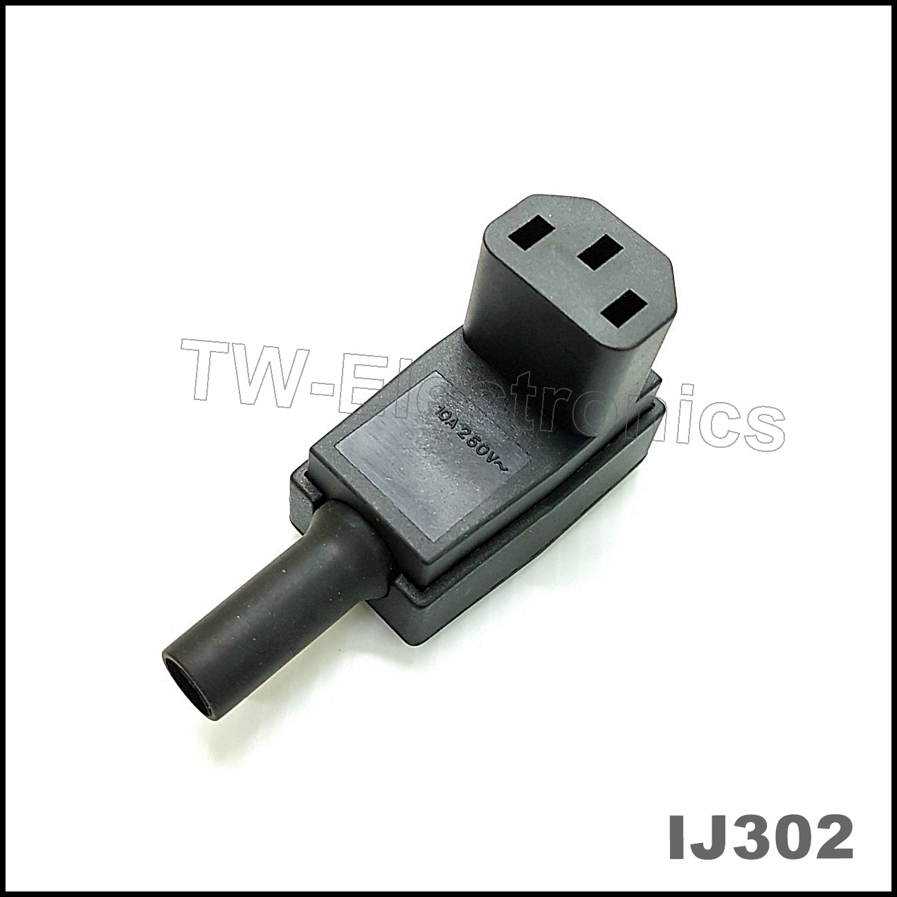 IEC Power ตัวเมีย แบบงอ / IJ302