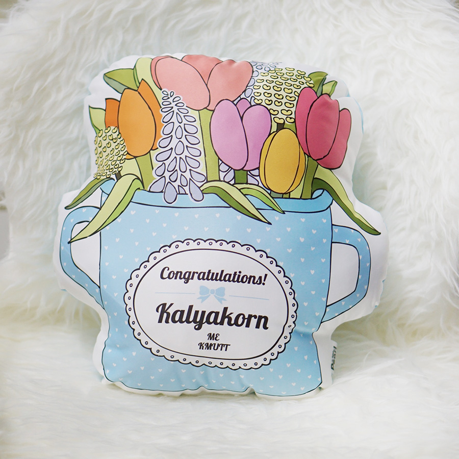 หมอนกระถางทิวลิป Tulip Bucket