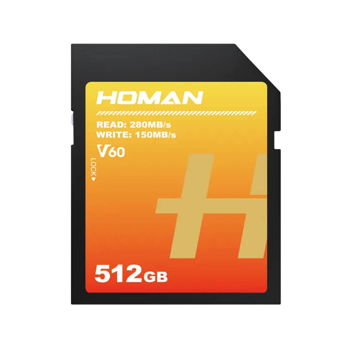 การ์ดความจำ Homan UHS-II SD Card (V60) 512GB