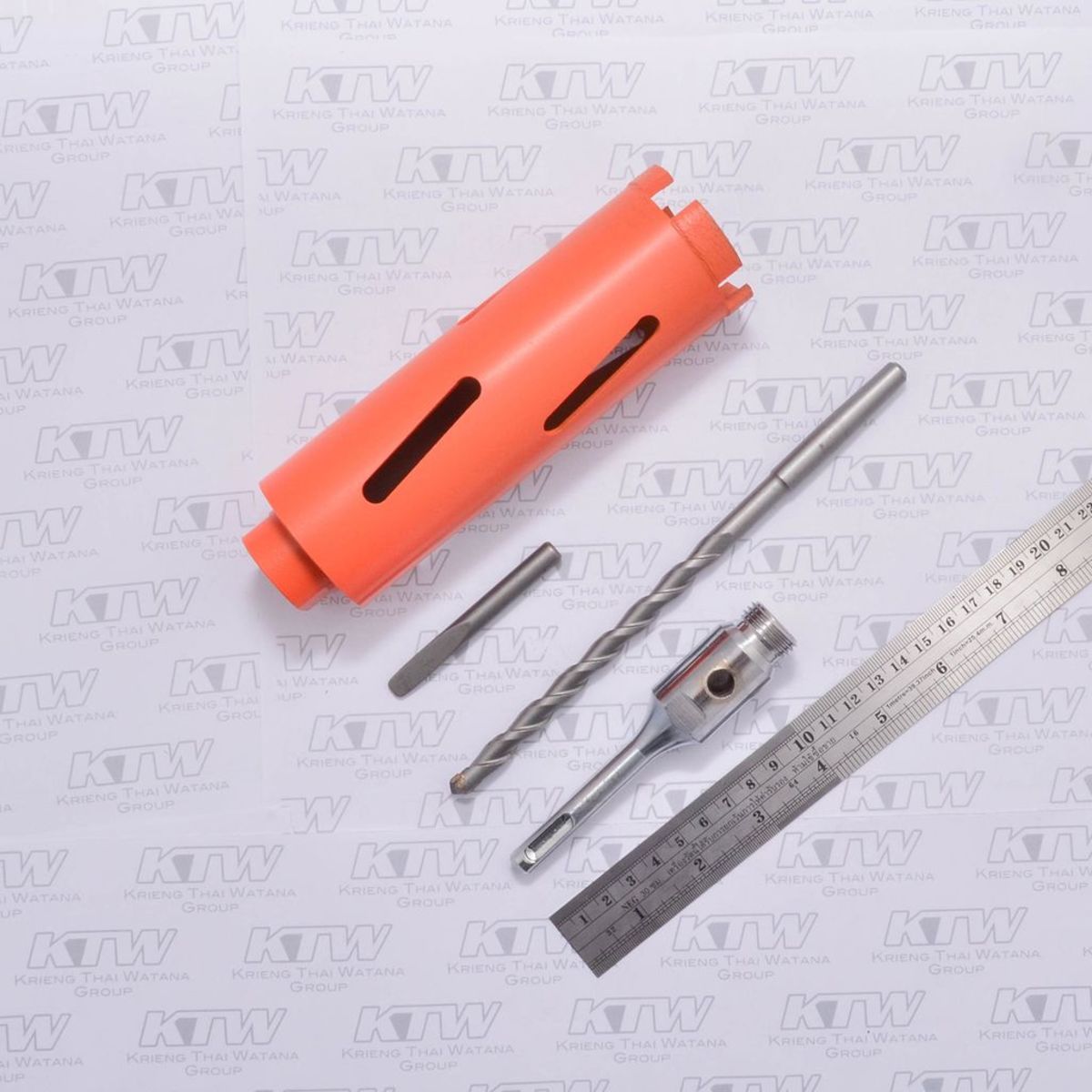 กระบอกเจาะคอนกรีต / กระบอกเจาะเพชร MARATHON ขนาด 2 นิ้ว (52mm) ก้าน SDS-PLUS ยาว 150 mm