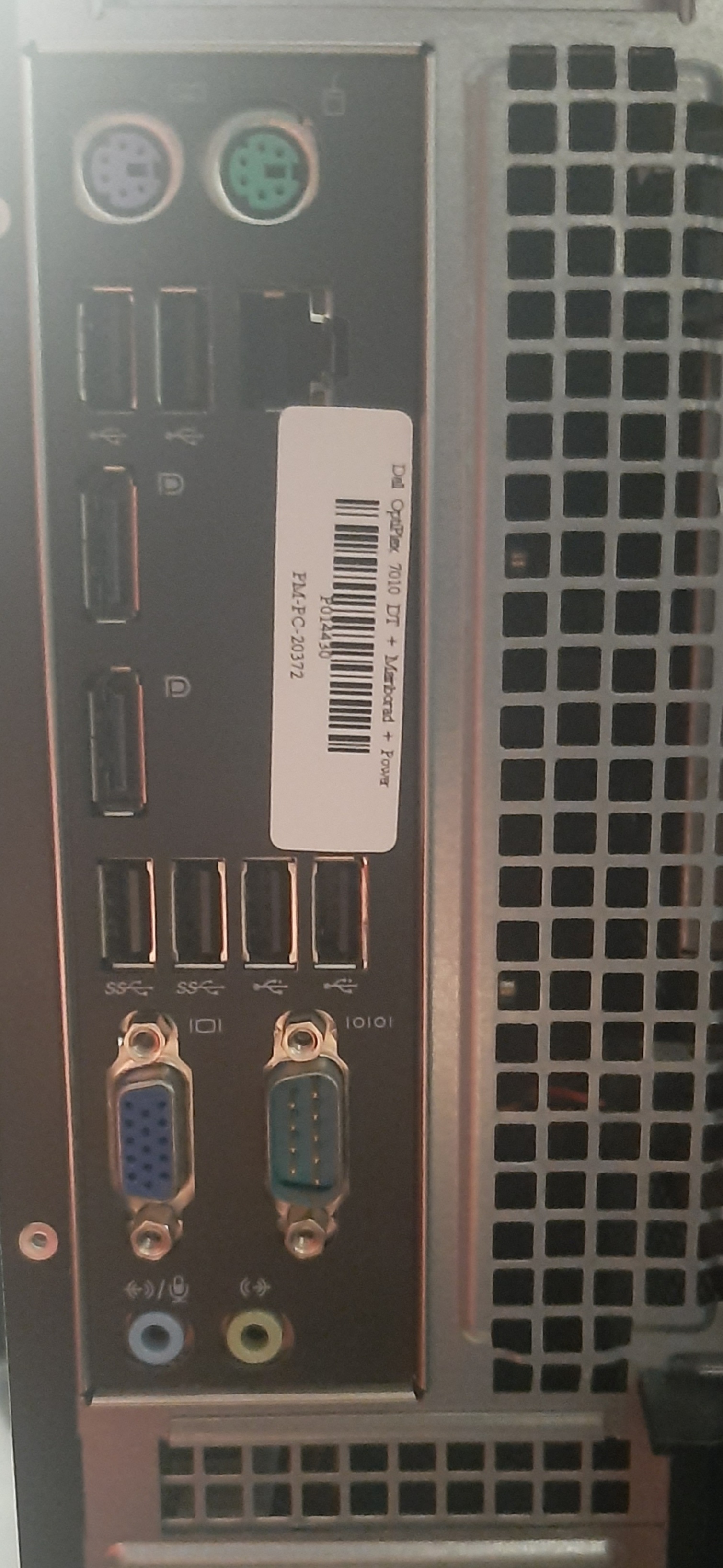 PC มือสอง Dell Optiplex 7010 DT (i3-3220 Ram8GB SSD120GB) แถม Wifi USB 2.4 GHz มีประกันร้าน ดูแลดี