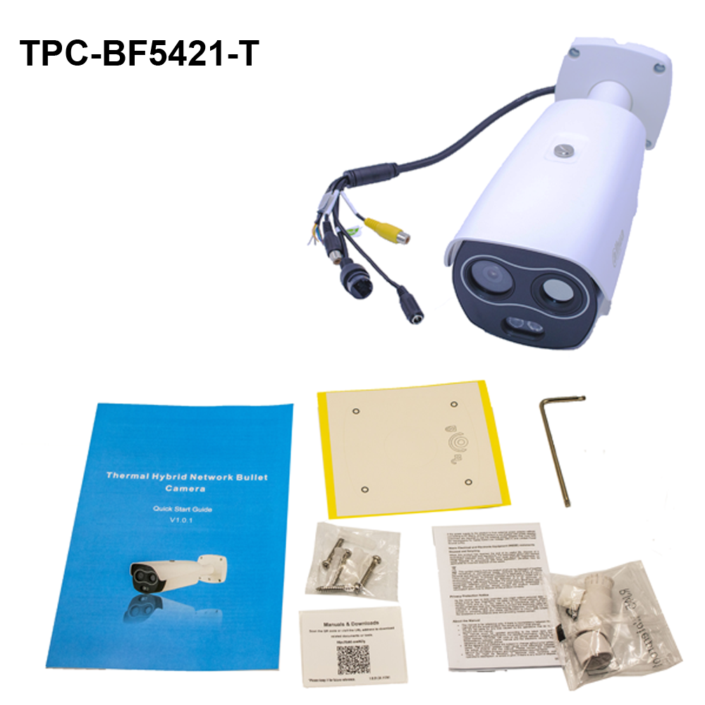 ขายถูก ชุดกล้อง Dahua Thermal NVR Solution KIT-DHU-TPCBF5421T