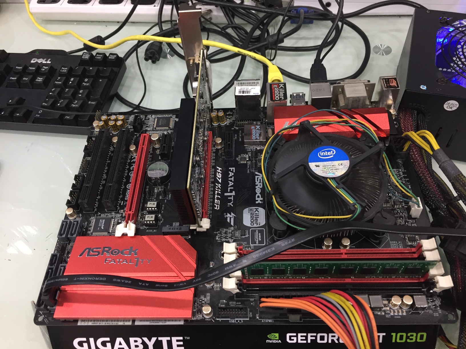 i3-4160 พร้อมบอร์ด Asrock Fatal1ty H97 Killer ไม่มีฝาหลัง