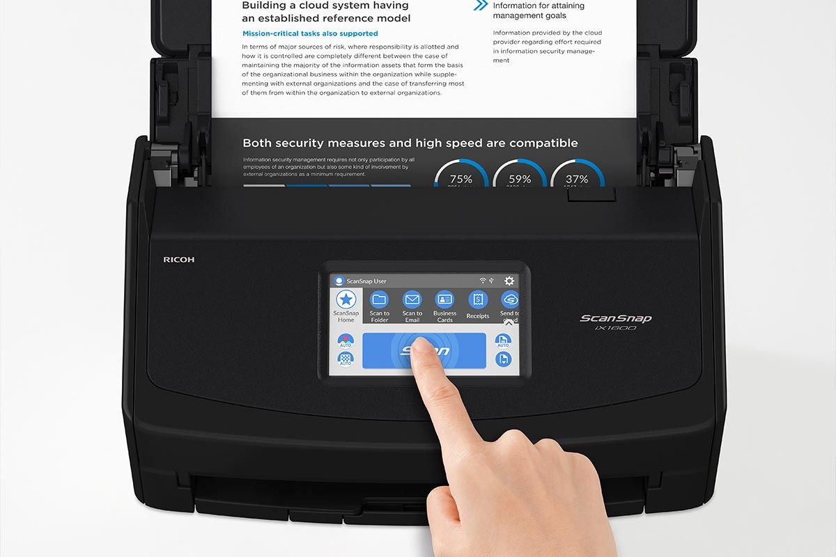 ขายถูก [เครื่องแสกนเนอร์] Ricoh ScanSnap iX1600 White ประกันศูนย์