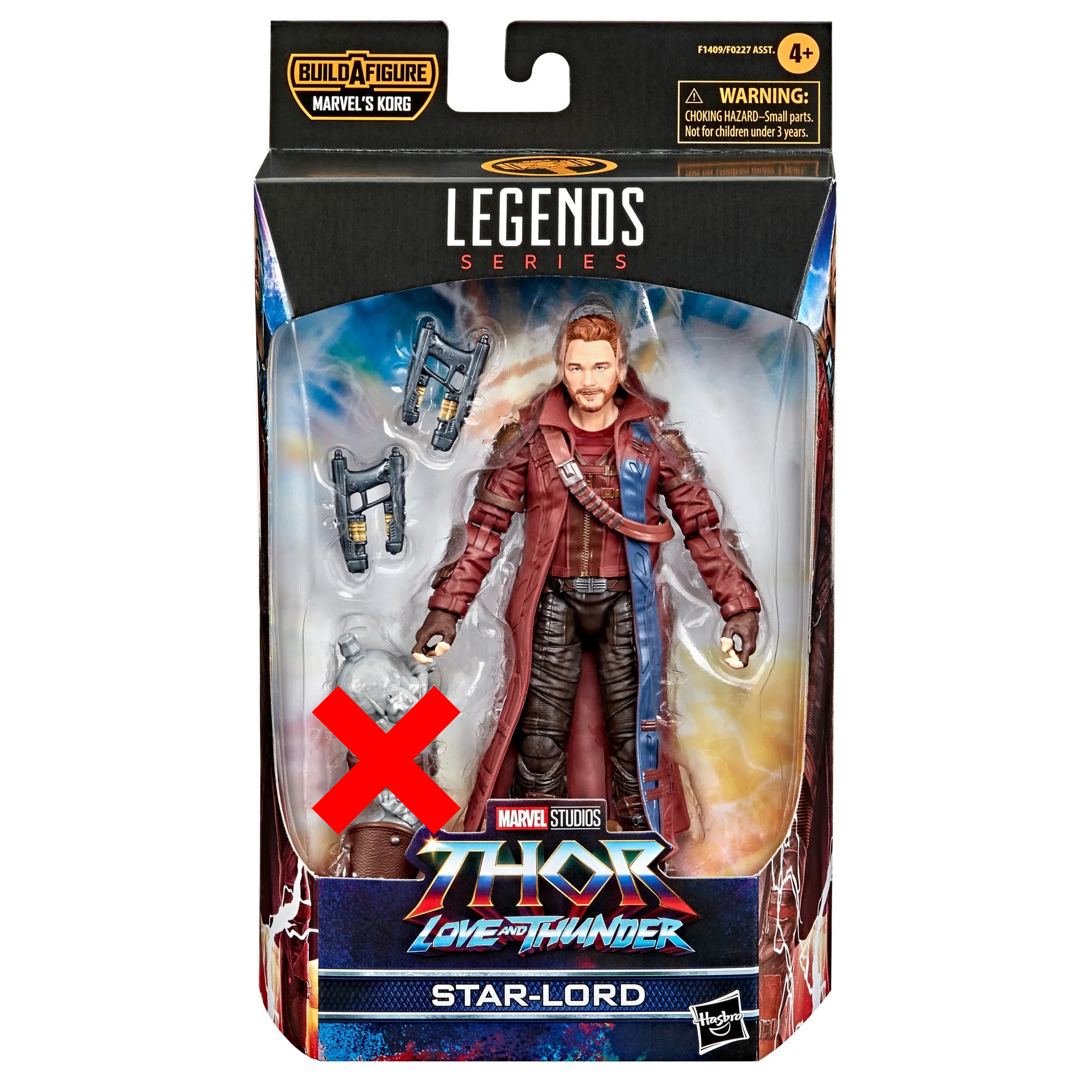 Hasbro Marvel Legends Series Star-Lord (Love and Thunder) 6-inch Scale Figure ฮาสโบร มาร์เวล เลเจนด์ ซีรี่ย์ส หุ่นโมเดลฟิกเกอร์ สตาร์-ลอร์ด (เลิฟ แอนด์ ธันเดอร์) ขนาด 6 นิ้ว (No BAF) ลิขสิทธิ์แท้