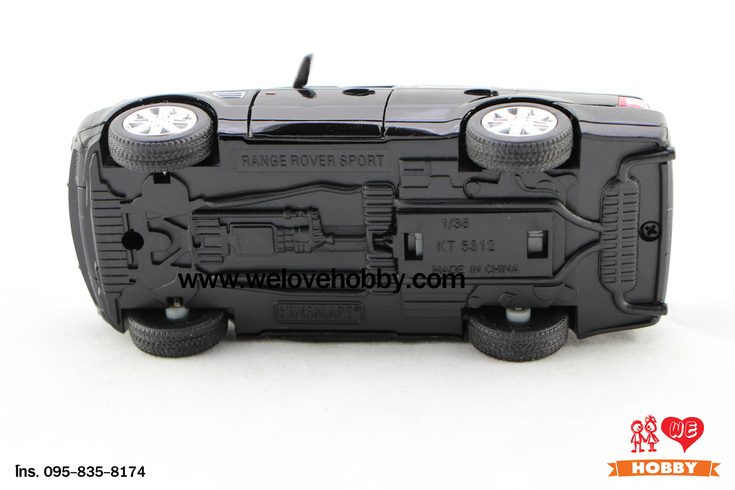 โมเดลรถ Range Rover Sport สีดำ Scale 1:38